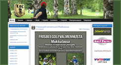 Desktop Screenshot of lahdenfrisbeeclub.fi